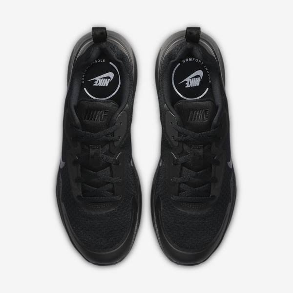 Women's Nike Wearallday Sneakers Black | NK782SHB