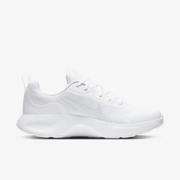 Women's Nike Wearallday Sneakers White | NK618FBL