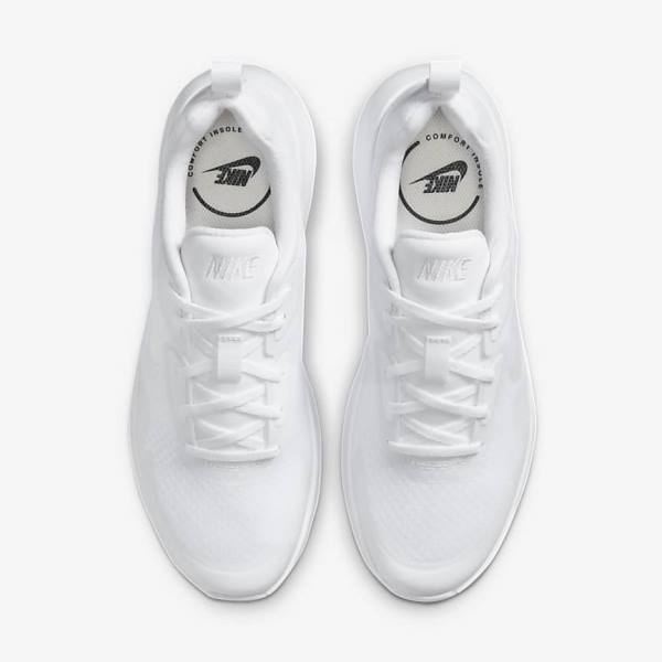 Women's Nike Wearallday Sneakers White | NK618FBL