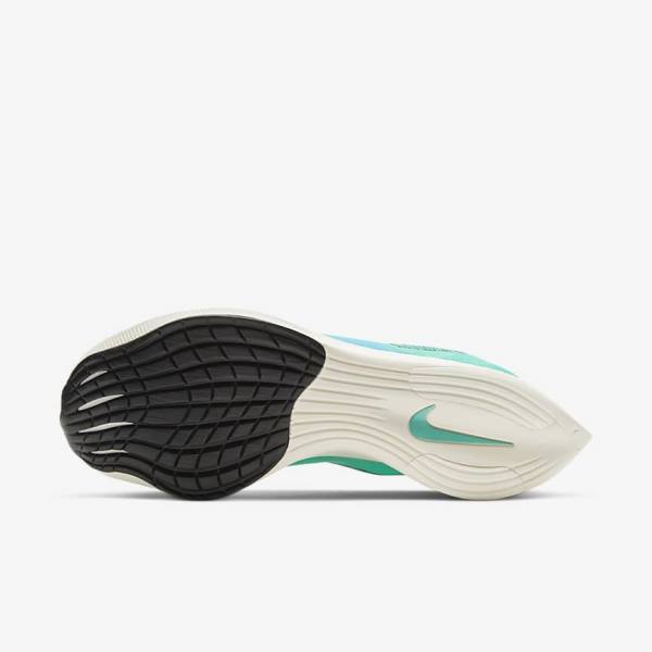 Women's Nike ZoomX Vaporfly Next% 2 Road Racing Running Shoes White / Metal Silver / Black | NK081AKH