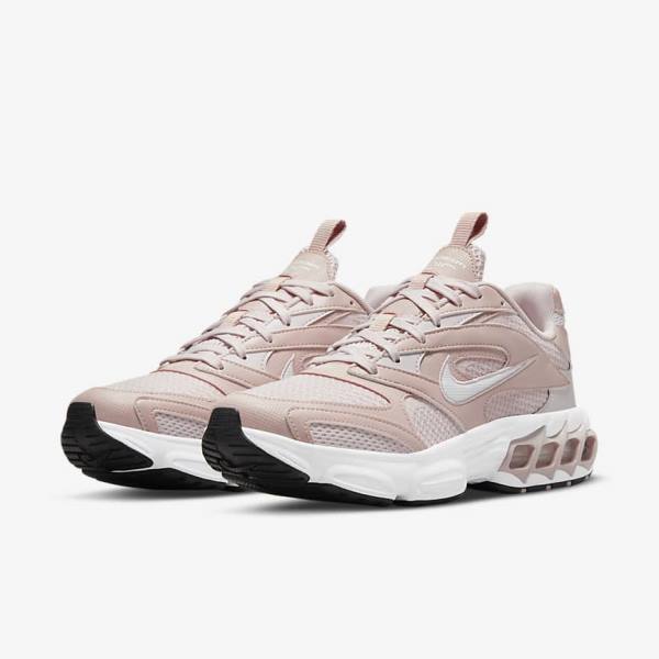 Women's Nike Zoom Air Fire Sneakers Rose / Pink / Black / White | NK390DIB