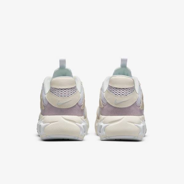 Women's Nike Zoom Air Fire Sneakers White / Purple / White | NK349PNO