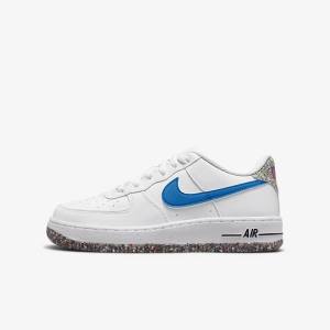 Kids' Nike Air Force 1 LV8 Older Sneakers White / Mint / Pink / Light Blue | NK596ISD