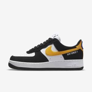 Men's Nike Air Force 1 07 LV8 Sneakers Black / White / Dark | NK087OIP