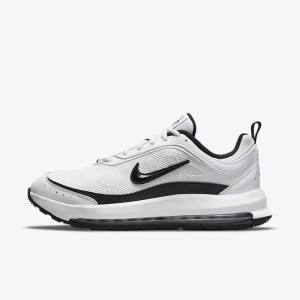 Men's Nike Air Max AP Sneakers White / Light Red / Black | NK731JHG