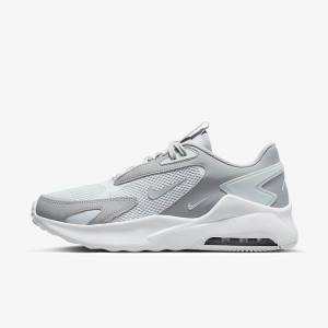 Men's Nike Air Max Bolt Sneakers Platinum / White / Metal Silver / Grey | NK024BVT