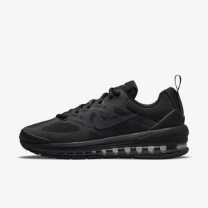 Men's Nike Air Max Genome Sneakers Black / Dark Grey | NK523YXQ