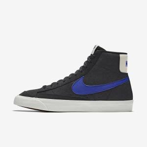 Men's Nike Blazer Mid By You Custom Sneakers Multicolor | NK239VYC