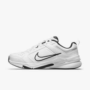 Men's Nike Defy All Day Sneakers White / Black / White | NK378LBF