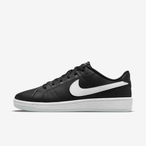 Men's Nike NikeCourt Royale 2 Next Nature Sneakers Black / White | NK906TMB