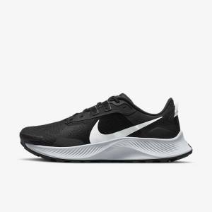 Men's Nike Pegasus Trail 3 Trail Running Shoes Black / Dark Grey / Platinum | NK196AMD