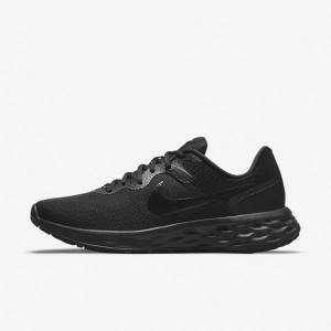 Men's Nike Revolution 6 Next Nature Road Running Shoes Black / Dark Grey | NK367YST