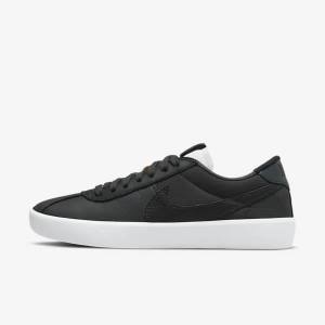 Men's Nike SB Bruin React Skate Shoes Dark Grey / White / Black | NK694STH