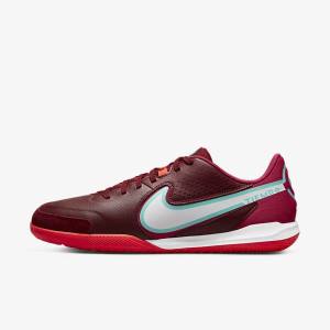 Men's Nike Tiempo Legend 9 Academy IC Indoor-Court Football Shoes Red / Light Red / White | NK953VBL