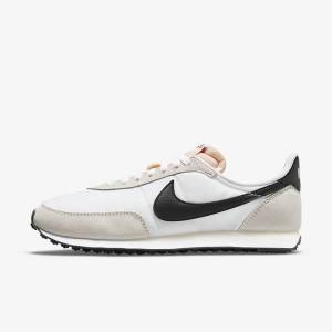 Men's Nike Waffle Trainer 2 Sneakers White / Black | NK546PVK