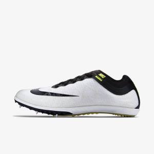 Men's Nike Zoom Mamba 3 Unisex Distance Spike Running Shoes White / Black | NK195QUY