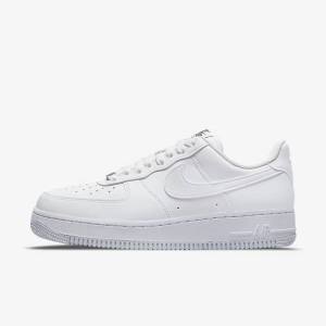 Women's Nike Air Force 1 07 Next Nature Sneakers White / Black / Metal Silver | NK461ACX