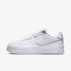 Women's Nike Air Force 1 Fontanka Sneakers White | NK930BEJ