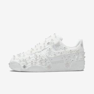 Women's Nike Air Force 1 LXX x Swarovski Sneakers White / Metal Silver / White | NK135FGV