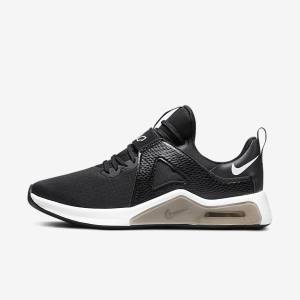 Women's Nike Air Max Bella TR 5 Training Shoes Black / Dark Grey / White | NK579PVA