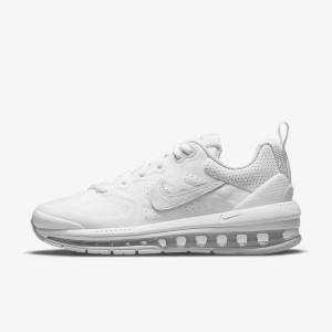 Women's Nike Air Max Genome Sneakers White / Platinum / White | NK127GXB