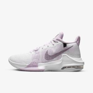 Women's Nike Air Max Impact 3 Basketball Shoes White / Black | NK189LAJ