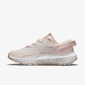 Women's Nike Crater Remixa Sneakers Pink / White / Cream | NK271FRO