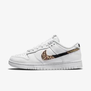 Women's Nike Dunk Low SE Sneakers White / Multicolor | NK140AKG