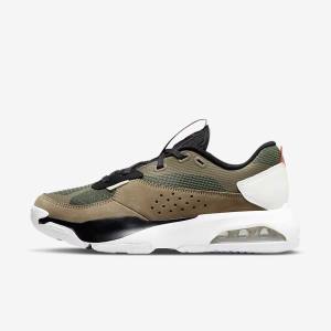 Women's Nike Jordan Air 200E Sneakers Olive / White / Brown / Red | NK735XKY