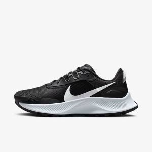 Women's Nike Pegasus Trail 3 Trail Running Shoes Black / Dark Grey / Platinum | NK295RZE