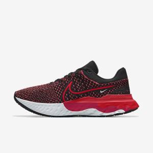 Women's Nike React Infinity Run 3 By You Custom Road Running Shoes Black | NK012ABZ