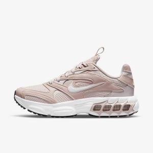 Women's Nike Zoom Air Fire Sneakers Rose / Pink / Black / White | NK390DIB